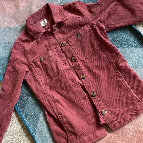 NWT St. John's Bay Corduroy Jacket in Rose Medium - Picture 7 of 11
